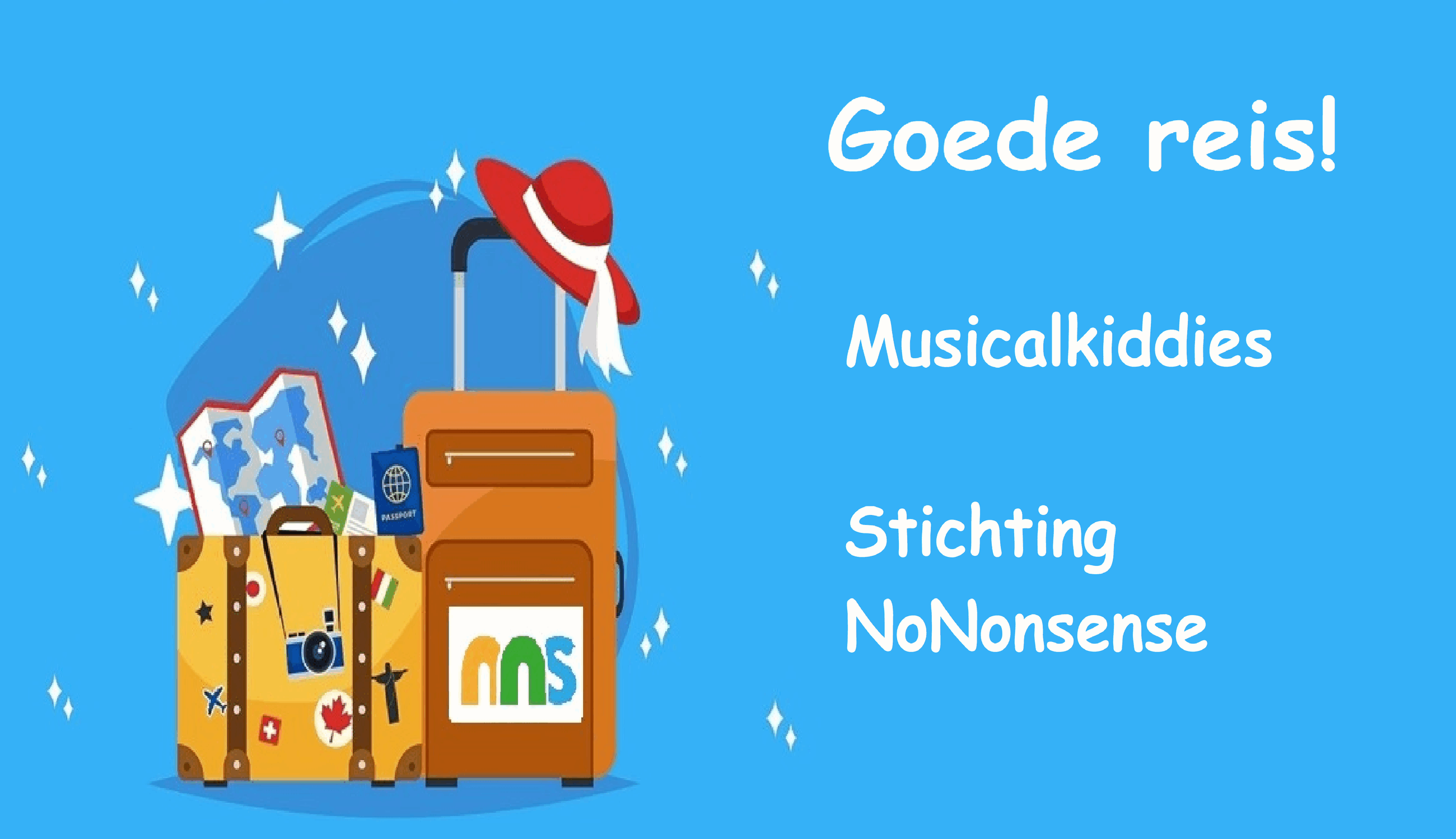 Musical Goede reis! door de Musicalkiddies van Stichting NoNonsense