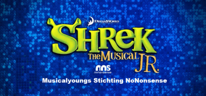 Musical Shrek JR door de Musicalyoungs van Stichting NoNonsense