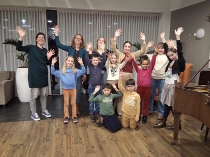Zingen bij een kinderkoor